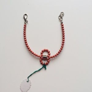 Authentic wood bead bracelet from India!